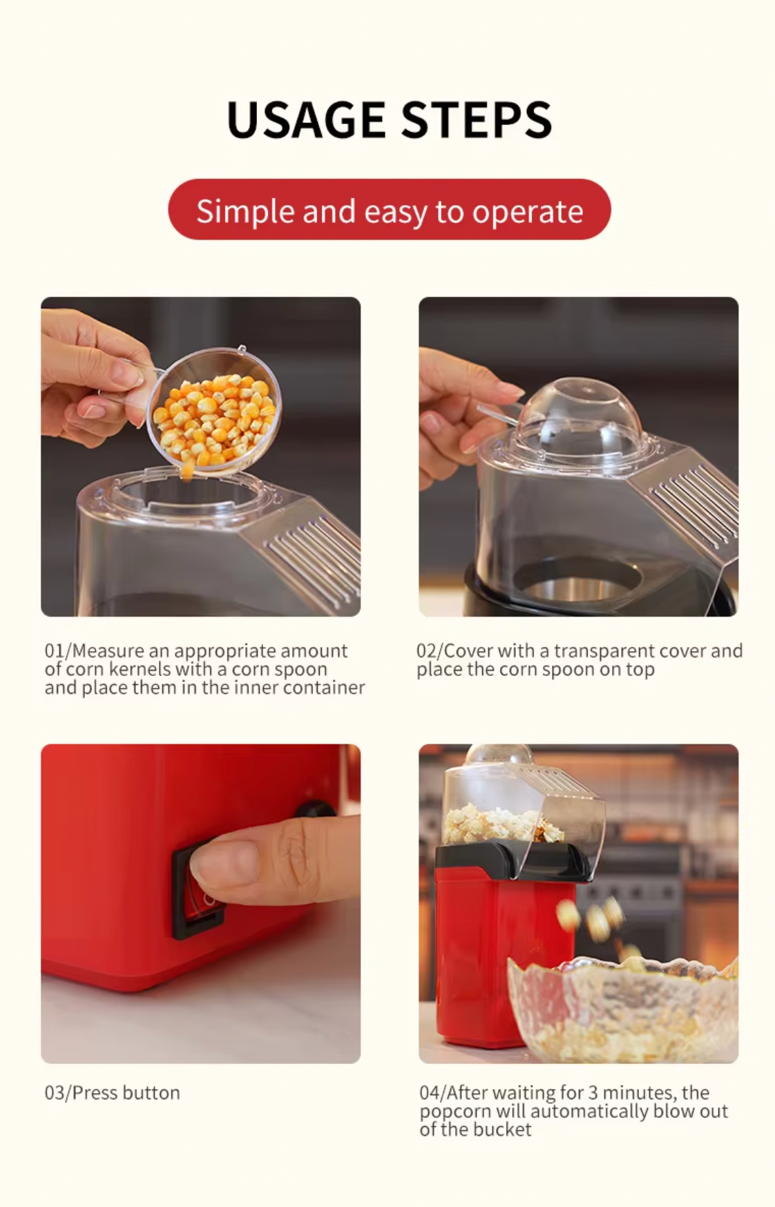 PowerPop Electric Popcorn Maker